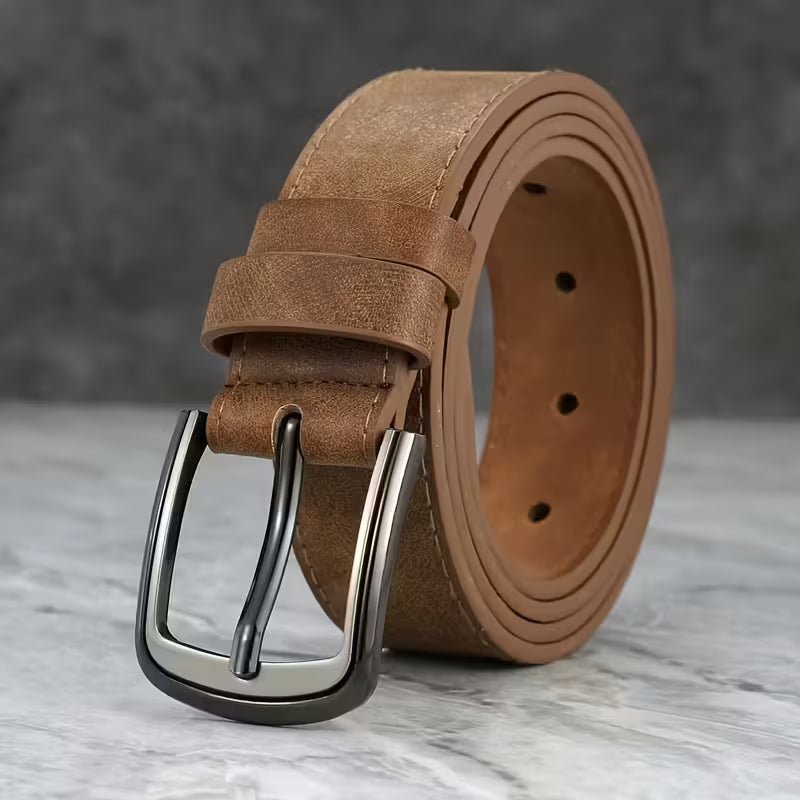 2 Pack Leather Belts for Men