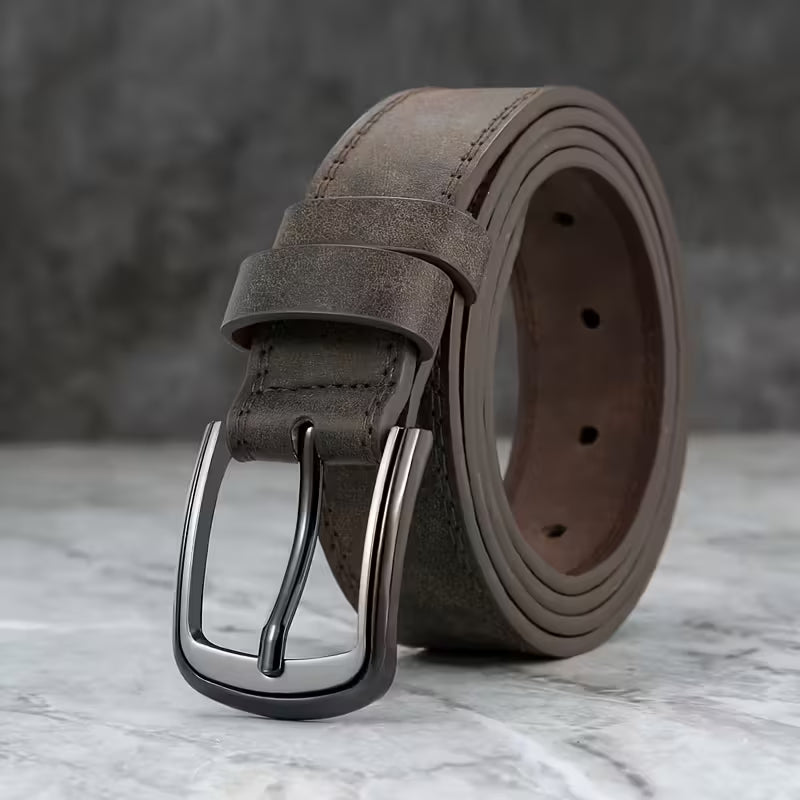 2 Pack Leather Belts for Men